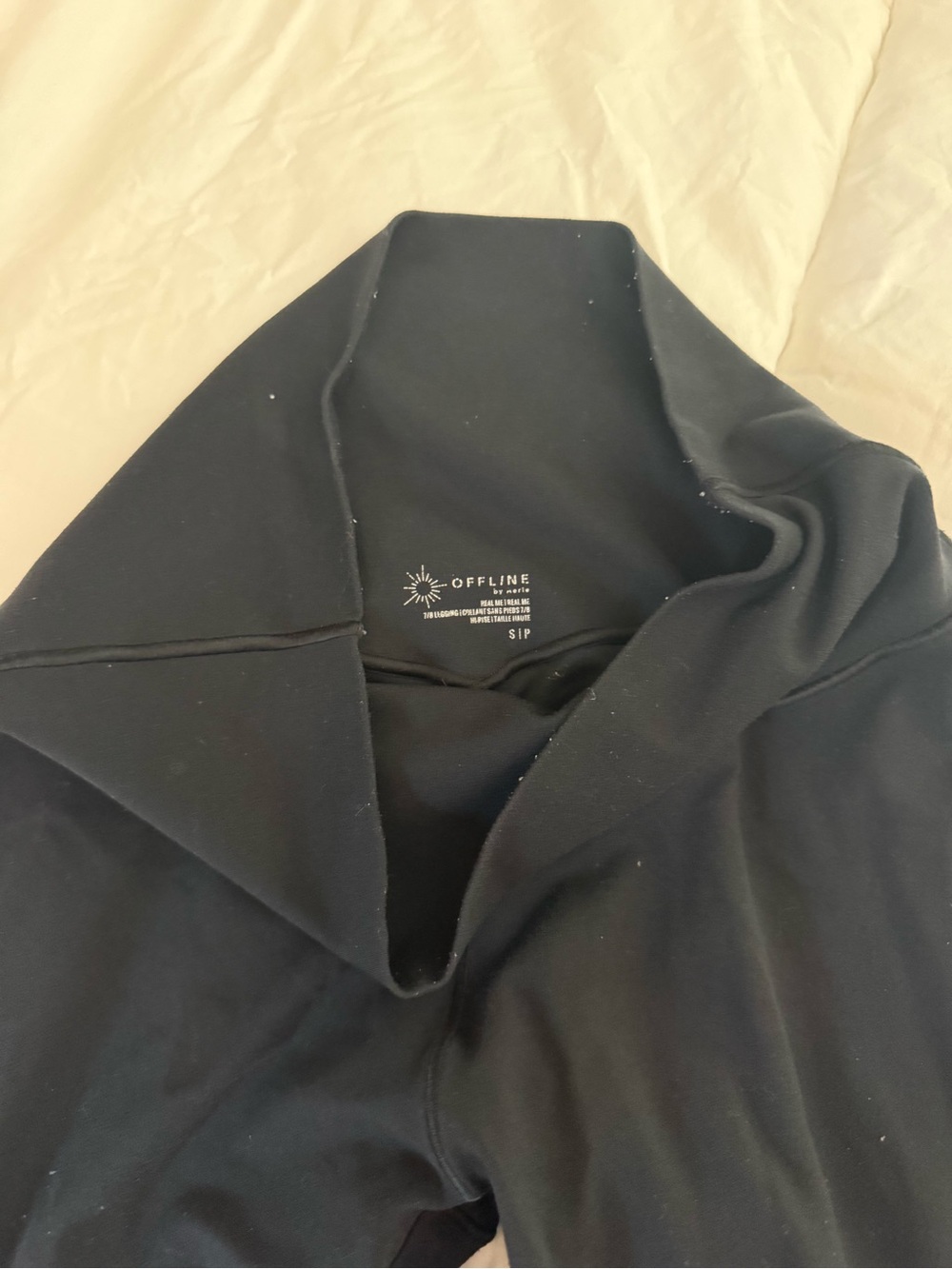 AERIE Black High-Rise Leggings